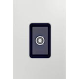 Sotto Dual-mount Fireclay 12 in. Single Bowl Bar Sink with  Strainer in Matte Dark Gray