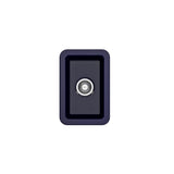 Sotto Dual-mount Fireclay 12 in. Single Bowl Bar Sink with  Strainer in Matte Dark Gray