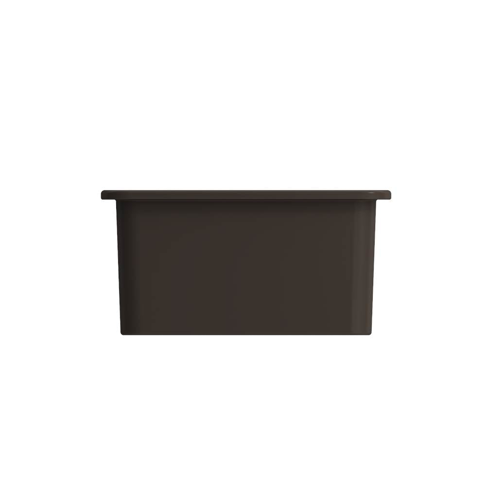 Sotto Dual-mount Fireclay 18 in. Single Bowl Bar Sink with Protective Bottom Grid and Strainer in White