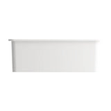 Sotto Dual-mount Fireclay 27 in. Single Bowl Kitchen Sink with Protective Bottom Grid and Strainer in White