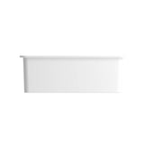 Sotto Dual-mount Fireclay 27 in. Single Bowl Kitchen Sink with Protective Bottom Grid and Strainer in White