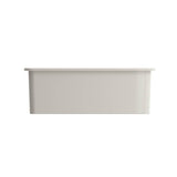 Sotto Dual-mount Fireclay 27 in. Single Bowl Kitchen Sink with Protective Bottom Grid and Strainer in White