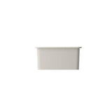 Sotto Dual-mount Fireclay 27 in. Single Bowl Kitchen Sink with Protective Bottom Grid and Strainer in White