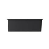 Sotto Dual-mount Fireclay 27 in. Single Bowl Kitchen Sink with Protective Bottom Grid and Strainer in White