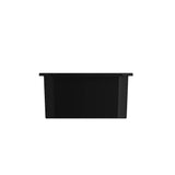 Sotto Round Dual-mount Fireclay 18.5 in. Single Bowl Bar Sink with Protective Bottom Grid and Strainer in White