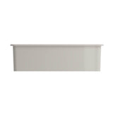 Sotto Dual-mount Fireclay 32 in. Single Bowl Kitchen Sink with Protective Bottom Grid and Strainer in White