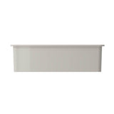 Sotto Dual-mount Fireclay 32 in. Single Bowl Kitchen Sink with Protective Bottom Grid and Strainer in White