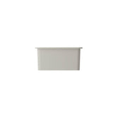 Sotto Dual-mount Fireclay 32 in. Single Bowl Kitchen Sink with Protective Bottom Grid and Strainer in White