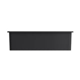 Sotto Dual-mount Fireclay 32 in. Single Bowl Kitchen Sink with Protective Bottom Grid and Strainer in White