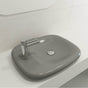 BOCCHI - Fenice Vessel Fireclay 21.75 in. 1-Hole in Matte Gray - Matte Gray