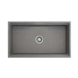 Contempo Step-Rim Apron Front Fireclay 33 in. Single Bowl Kitchen Sink with Integrated Work Station & Accessories in White