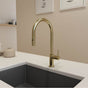 BOCCHI - Baveno Duo Pull-Down Kitchen Faucet in Brushed Gold - Brushed Gold