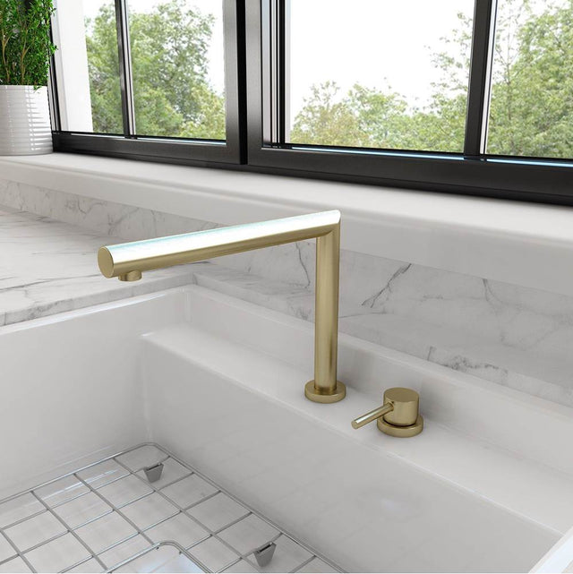 BOCCHI - Baveno Move Kitchen Faucet in Brushed Gold - Brushed Gold