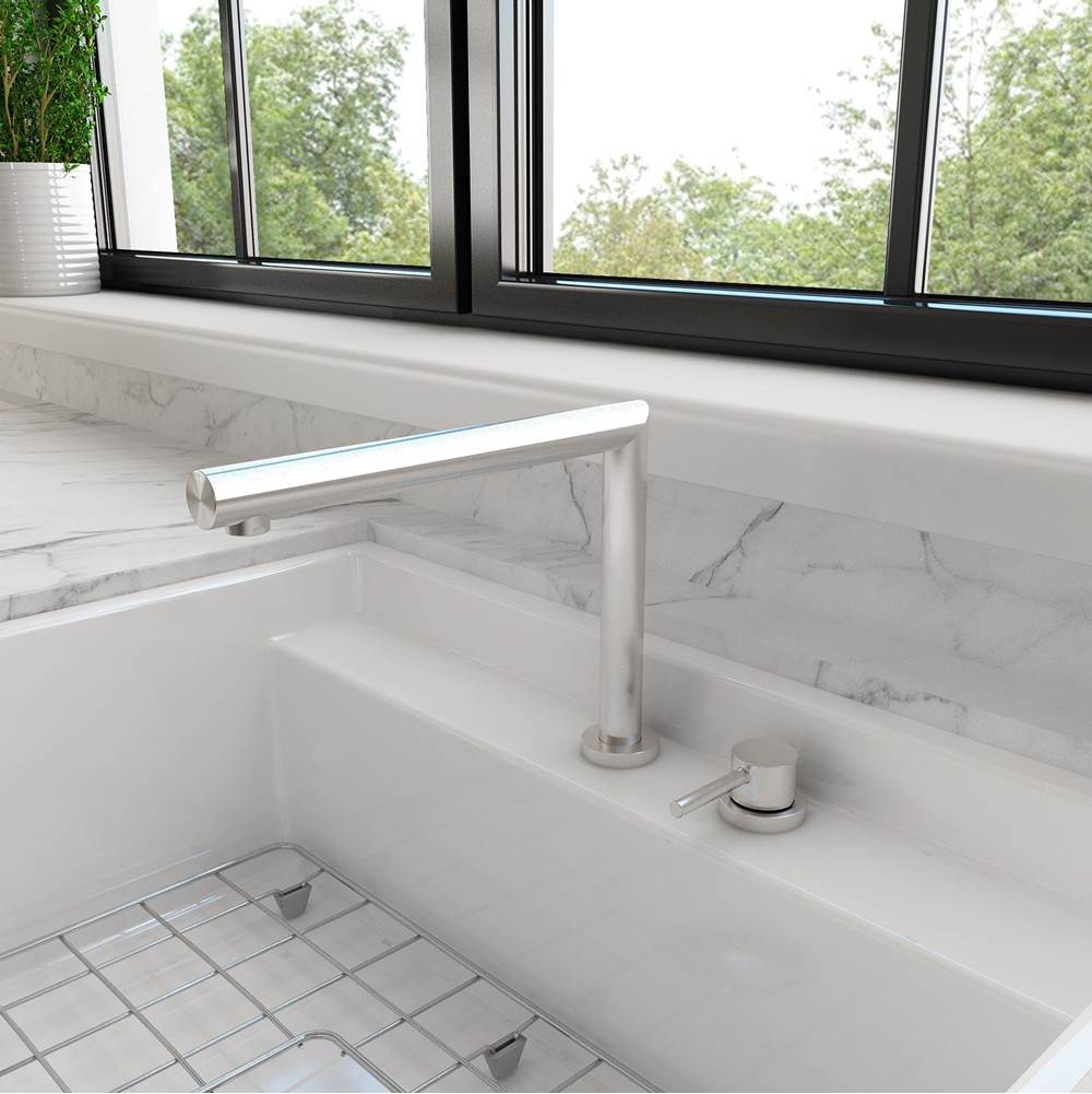 BOCCHI - Baveno Move Kitchen Faucet in Stainless Steel - Stainless Steel