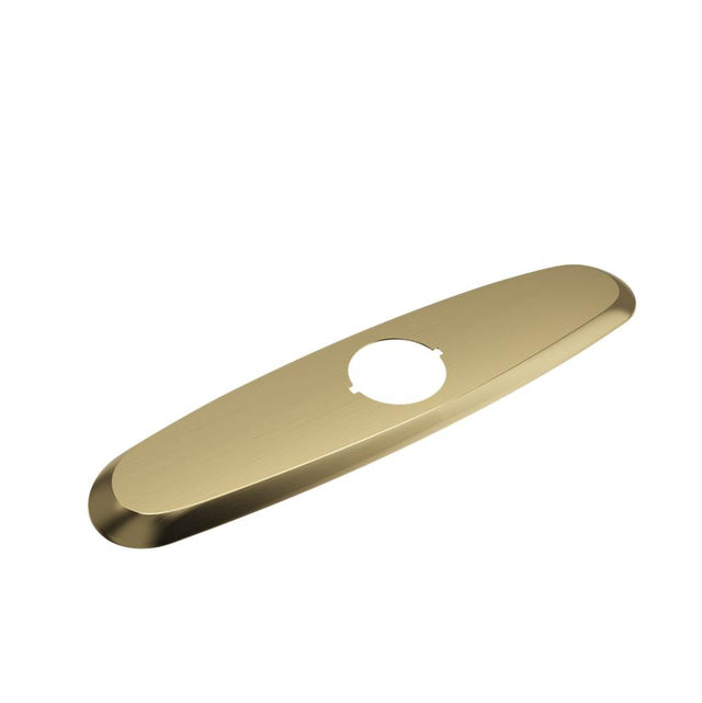 BOCCHI - Traditional Kitchen Faucet Deck Plate Oval Brushed Gold - Brushed Gold