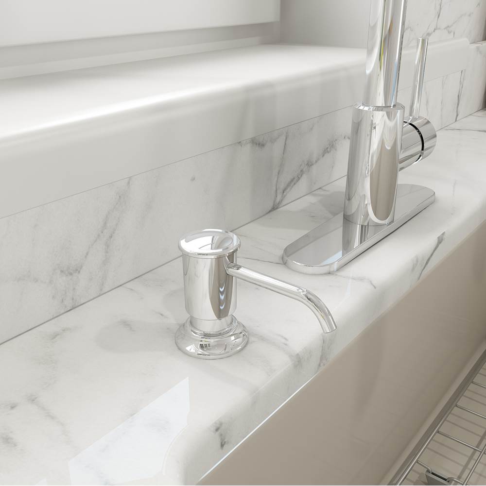 Lesina 2.0 Kitchen Soap Dispenser in Brushed Gold
