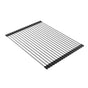 BOCCHI - Roller Mat, Stainless Steel with Black Edging for Fireclay Workstation Sinks - Stainless Steel