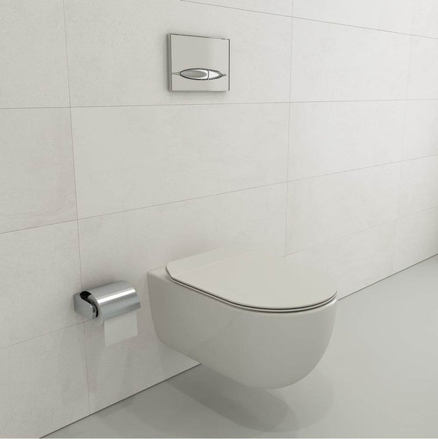 BOCCHI - Vettore Soft-Close Toilet Seat in Biscuit - Biscuit