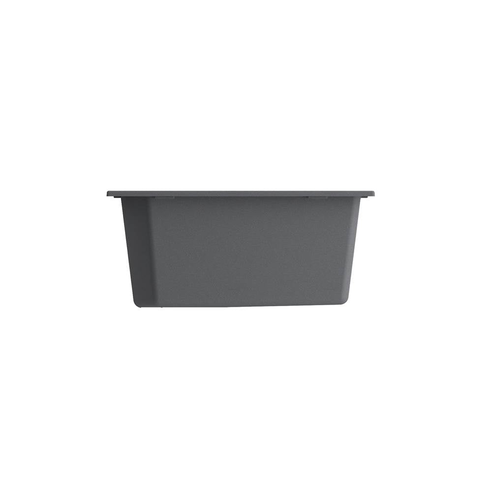 Campino Duo Dual Mount Granite Composite 33 in. 60/40 Double Bowl Kitchen Sink with Strainers in Matte Black