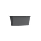 Campino Duo Dual Mount Granite Composite 33 in. 60/40 Double Bowl Kitchen Sink with Strainers in Matte Black