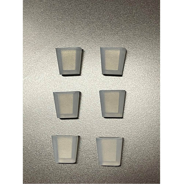 BOCCHI - Replacement Rubber Feet for Sink Grids, Pack of 6 - Clear