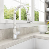 BOCCHI - Belsena 2.0 Pull-Down Kitchen Faucet in Chrome - Chrome