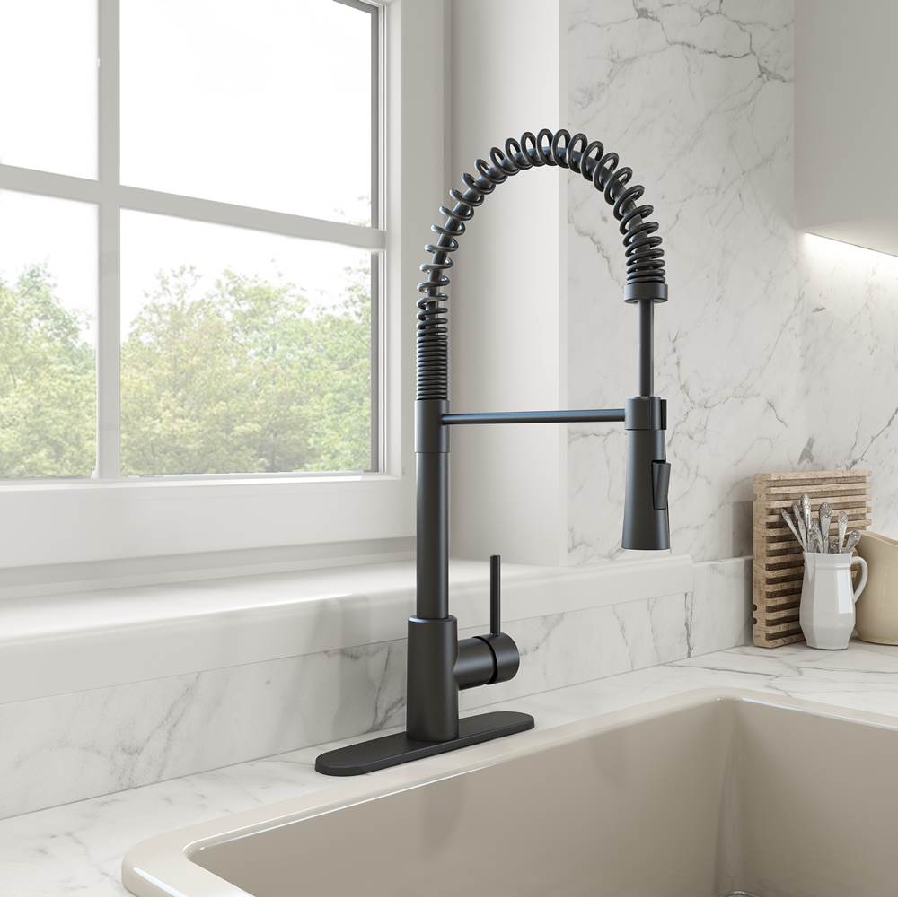 BOCCHI - Livenza 2.0 Pull-Down Kitchen Faucet in Matte Black - Matte Black