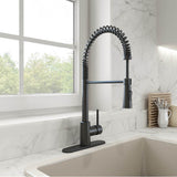 BOCCHI - Livenza 2.0 Pull-Down Kitchen Faucet in Matte Black - Matte Black