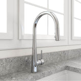 BOCCHI - Lugano 2.0 Pull-Down Kitchen Faucet in Chrome - Chrome