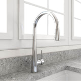 BOCCHI - Lugano 2.0 Pull-Down Kitchen Faucet in Stainless Steel - Stainless Steel