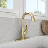 BOCCHI - Pagano 2.0 Pull-Down Kitchen Faucet in Brushed Gold - Brushed Gold