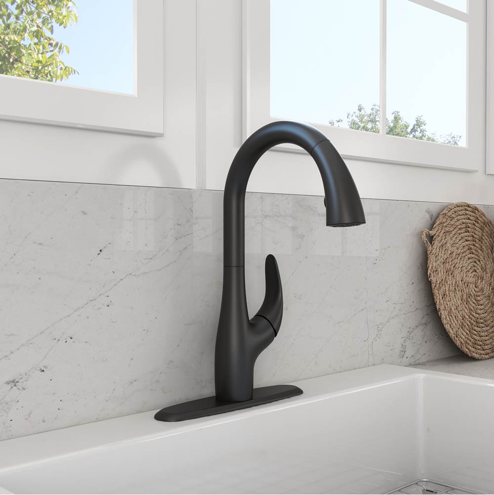 BOCCHI - Pagano 2.0 Pull-Down Kitchen Faucet in Matte Black - Matte Black