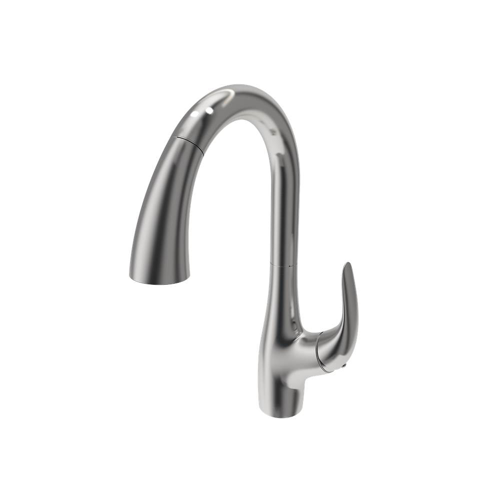 Pagano 2.0 Pull-Down Kitchen Faucet in Brushed Gold