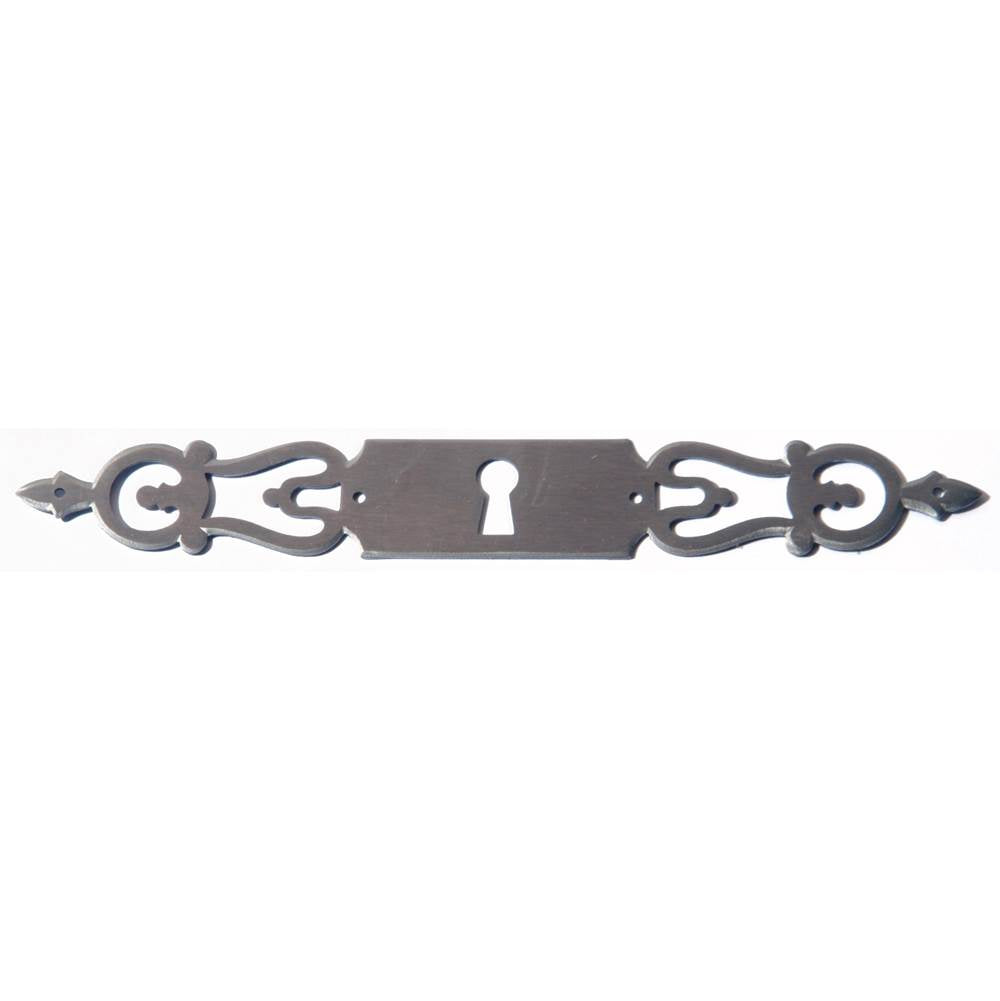 Bouvet - Classic Keyhole Escutcheon for Drawer (horizontal) - Black 007