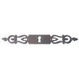 Bouvet - Classic Keyhole Escutcheon for Drawer (horizontal) - Black 007