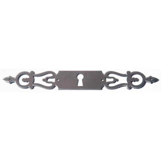 Bouvet - Classic Keyhole Escutcheon for Drawer (horizontal) - Black 007