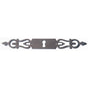 Bouvet - Classic Keyhole Escutcheon for Drawer (horizontal) - Black 007