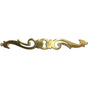 Bouvet - Classic Keyhole Escutcheon for Drawer (horizontal) - Antique Brass 057