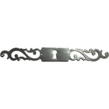 Bouvet - Classic Keyhole Escutcheon for Drawer (horizontal) - Pewter 012