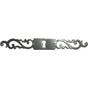 Bouvet - Classic Keyhole Escutcheon for Drawer (horizontal) - Pewter 012