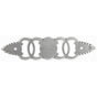 Bouvet - Classic Cabinet Backplate - Pewter 012