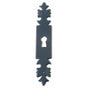 Bouvet - Classic Keyhole Escutcheons - Black 007