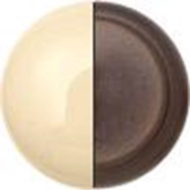 Knob on rosette set - Complete half dummy set