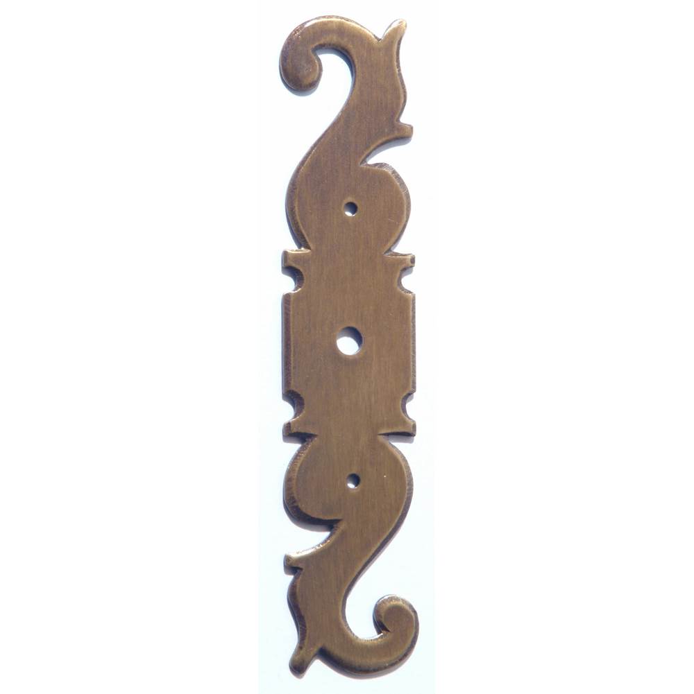 Bouvet - Classic Keyhole Escutcheons (round hole) - Antique Brass 057