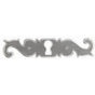 Bouvet - Classic Keyhole Escutcheon for Drawer (horizontal) - Antique Brass 057