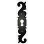 Bouvet - Classic Keyhole Escutcheons - Antique Brass 057