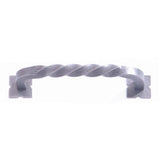 Bouvet - Classic Cabinet Pull with Rosette - Pewter 012