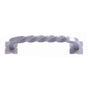 Bouvet - Classic Cabinet Pull with Rosette - Pewter 012