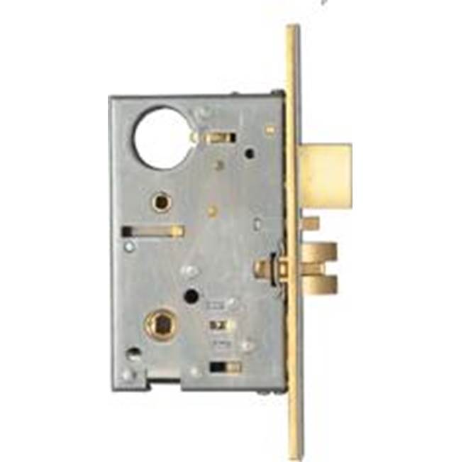 Bouvet - Mortise Lock for Knob-Knob set - Satin Antique Brass 056