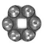 Bouvet - Classic Cabinet Rosette - Antique Brass 057